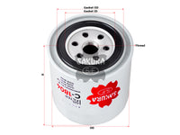 SAKURA,, Oil Filter (Spin-On), AY100-NS008, C-1804, NISSAN