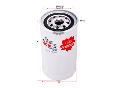 SAKURA,, Oil Filter (Spin-On), L529, C-1806, TOYOTA