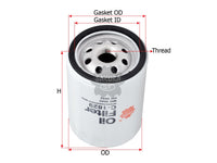 กรองน้ำมันเครื่อง(Spin-On) , SAKURA, 15208-55Y00, C-1829, NISSAN (124133)