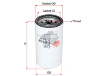 SAKURA,, Oil Filter (Spin-On), 6555779, C-1844, ALASKA DIESEL