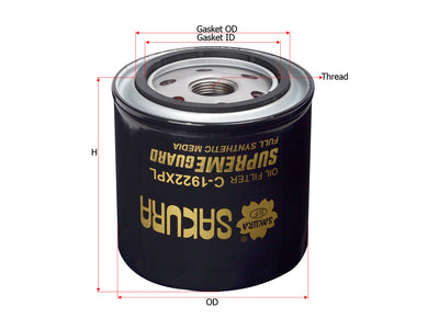 SAKURA,, Oil Filter (Spin-On), AJ04-14-302, C-1922XPL, DODGE