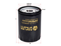 กรองน้ำมันเครื่อง(Spin-On), SAKURA, AA5Z-6714-A, C-19390XPL, GMC (122933)