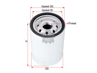 SAKURA,, Oil Filter (Spin-On), AA5Z-6714-A, C-19390, LINCOLN