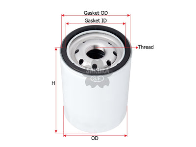 SAKURA,, Oil Filter (Spin-On), AA5Z-6714-A, C-19390, LINCOLN