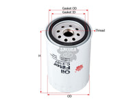 SAKURA,, Oil Filter (Spin-On), 95495 251, C-2107, PEUGEOT