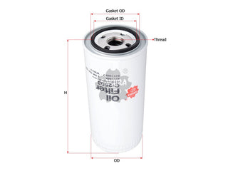 SAKURA,, Oil Filter (Spin-On), 7984864, C-2508, RENAULT V.I