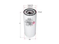 SAKURA,, Oil Filter (Spin-On), 5 001 846 648, C-2509, IVECO