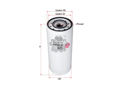 SAKURA,, Oil Filter (Spin-On), 5 001 846 648, C-2509, IVECO