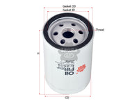 กรองน้ำมันเครื่อง(Spin-On) , SAKURA, 650353, C-2602, FORD (126485)