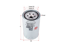SAKURA,, Oil Filter (Spin-On), 0K800-23-802, C-2901, KIA