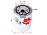 กรองน้ำมันเครื่อง(Spin-On) , SAKURA, 26300-42060, C-2906, HYUNDAI (125809)