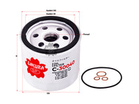 SAKURA,, Oil Filter (Spin-On), 11 42 1 460 845, C-30040, BMW