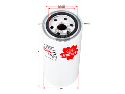 SAKURA,, Oil Filter (Spin-On), 61000070005, C-4905, LIUGONG
