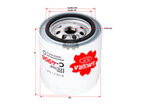 กรองน้ำมันเครื่อง(Spin-On), SAKURA, JLX-352B, C-4906, GREAT WALL (127004)