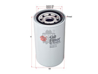 กรองน้ำมันเครื่อง(Spin-On) , SAKURA, 684206 C2, C-5402, DRESSER (126557)