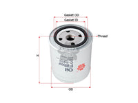 SAKURA,, Oil Filter (Spin-On), 571732132430, C-5403, CASE