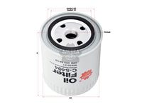 SAKURA,, Oil Filter (Spin-On), 078 115 561J, C-5404, AUDI