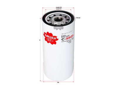 SAKURA,, Oil Filter (Spin-On), 4666334, C-5501, LIUGONG