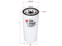 SAKURA,, Oil Filter (Spin-On), 953, C-5516, CATERPILLAR
