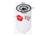 SAKURA,, Oil Filter (Spin-On), 1903715, C-5705, HITACHI