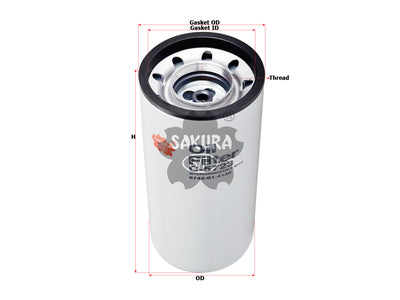 SAKURA,, Oil Filter (Spin-On), 20002290736, C-5723, HITACHI
