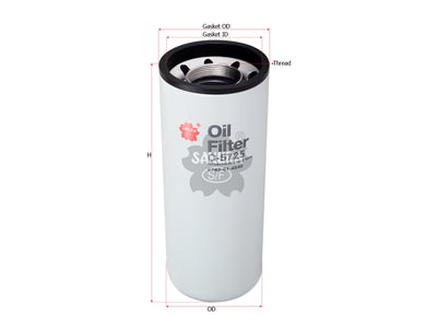 SAKURA,, Oil Filter (Spin-On), 6742-01-4540, C-5725, CASE