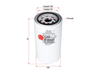 SAKURA,, Oil Filter (Spin-On), 3903264, C-5730, CASE