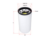 SAKURA,, Oil Filter (Spin-On), 3973686, C-57390, CASE