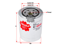 SAKURA,, Oil Filter (Spin-On), ME797399, C-5816, MITSUBISHI