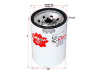 SAKURA,, Oil Filter (Spin-On), AY100-UD503, C-6103, NISSAN