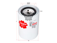 SAKURA,, Oil Filter (Spin-On), AY100-UD504, C-6104, NISSAN