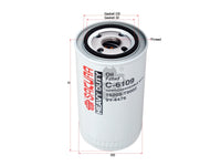 SAKURA,, Oil Filter (Spin-On), 677 709 C 91, C-6109, INTERNATIONAL HARVESTER/IHC