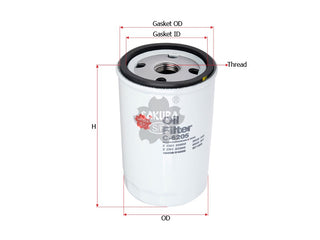 SAKURA,, Oil Filter (Spin-On), Z ZN1 23302, C-6205, VOLKSWAGEN