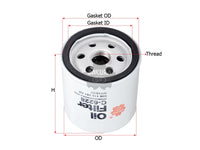 กรองน้ำมันเครื่อง(Spin-On) , SAKURA, 030 115 561 L, C-6228, VOLKSWAGEN (123507)