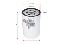 กรองน้ำมันเครื่อง(Spin-On) , SAKURA, 6438384, C-6504, DETROIT DIESEL (126259)