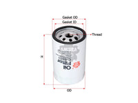 SAKURA,, Oil Filter (Spin-On), 8-25171377-0, C-6511, GMC