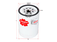 กรองน้ำมันเครื่อง(Spin-On) , SAKURA, 9Y-4452, C-6531, HOLDEN (126100)