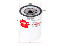 กรองน้ำมันเครื่อง(Spin-On) , SAKURA, 51.05501.7160, C-6805, VOLKSWAGEN (123604)