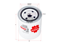 SAKURA,, Oil Filter (Spin-On), 00 752 214 81, C-68080, VOLGA /GAZ