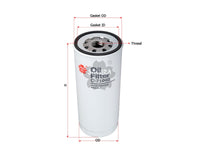 SAKURA,, Oil Filter (Spin-On), 21707134, C-71060, CASE