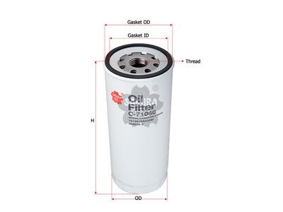 SAKURA,, Oil Filter (Spin-On), 21707134, C-71060, CASE