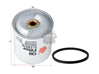 SAKURA,, Oil Filter (Centrifugal), 85114080, C-72010, MACK