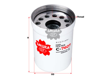 SAKURA,, Oil Filter (Spin-On), RE541420, C-7607, CLAAS