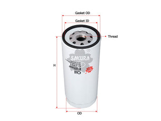 SAKURA,, Oil Filter (Spin-On), 92071182, C-7911, CATERPILLAR