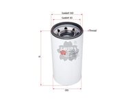 กรองน้ำมันเครื่อง(Spin-On) , SAKURA, J919562, C-7927, CASE (126462)
