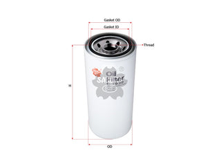 SAKURA,, Oil Filter (Spin-On), 267714, C-7939, NEW HOLLAN