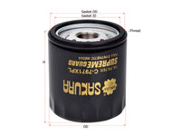 กรองน้ำมันเครื่อง(Spin-On) , SAKURA, 89017524, C-7971XPL, DODGE (122969)