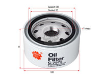 SAKURA,, Oil Filter (Spin-On), 062 115 561 A, C-7972, VOLKSWAGEN