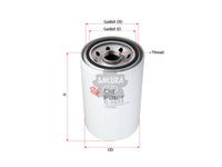 SAKURA,, Oil Filter (Spin-On), 267715, C-7973, DAF