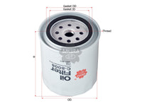 กรองน้ำมันเครื่อง(Spin-On), SAKURA, A3801600, C-8008, CHRYSLER (126942)